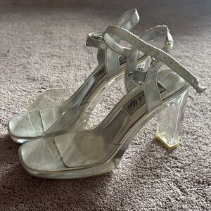 Clear High Heels